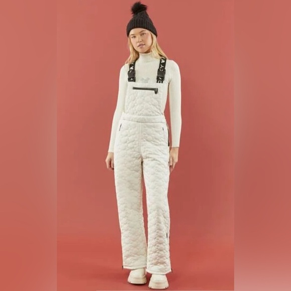 Disney Mickey Mouse quilt embroidered winter snow ski suit jumpsuit nwot
